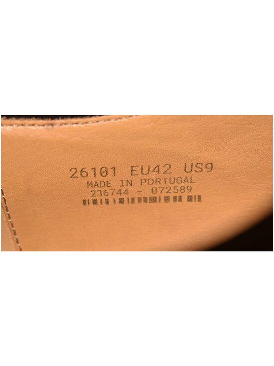 New! Magnanni Hermosa Monk Strap Slip On Shoes Leather Cognac 9 M 26101 DD150A main image 6